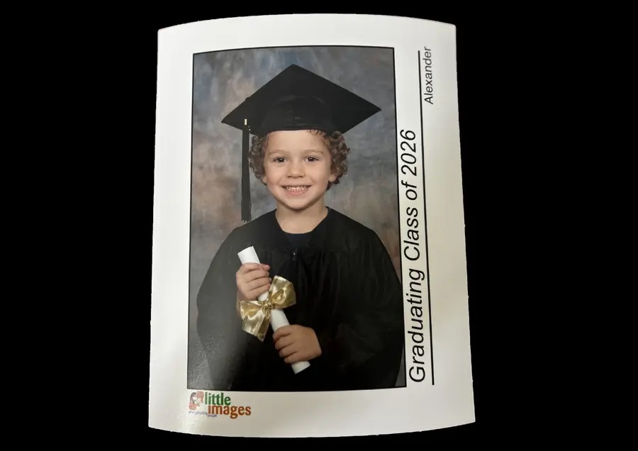 Bordered Graduating Class of 2026 portrait print